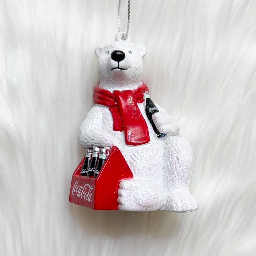 Coca Cola Polar Bear Resin Ornament